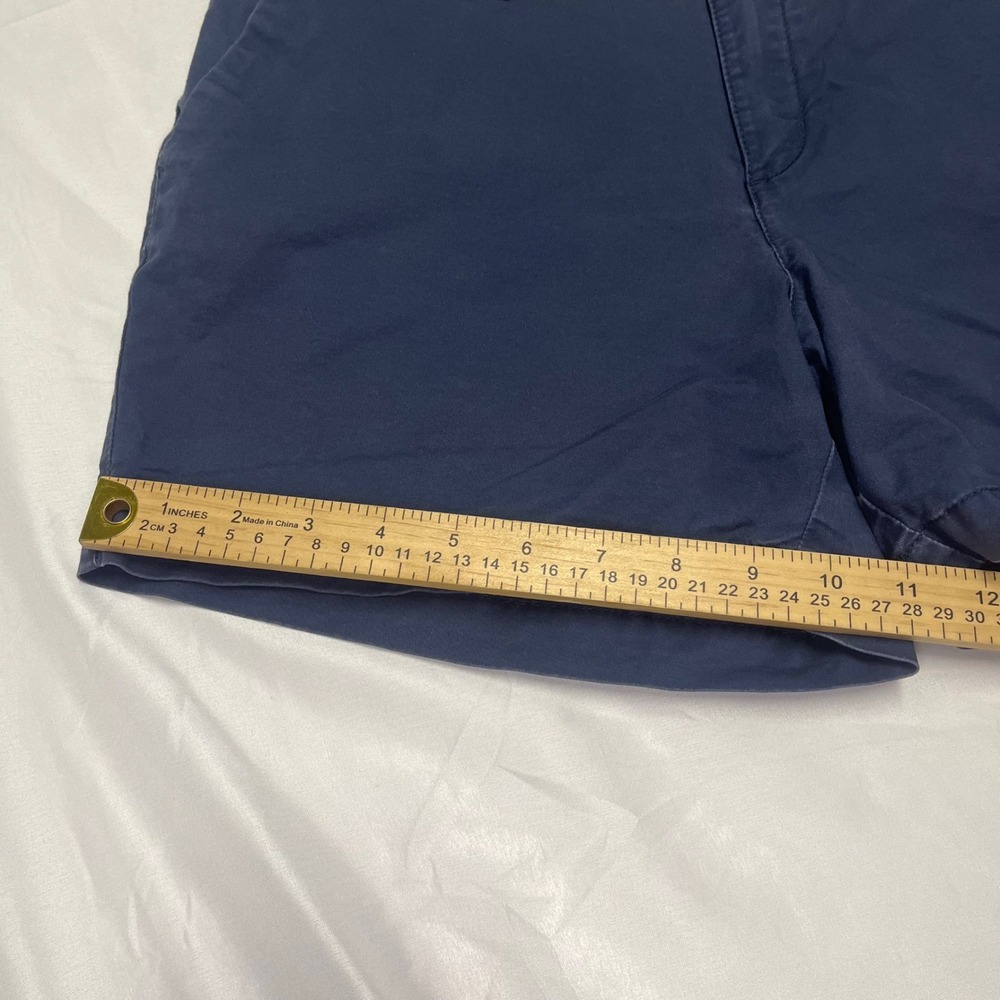 Old Navy Womens Navy Blue Chino Shorts Mid Rise Size 8 Everyday Casual Summer - Picture 3 of 5